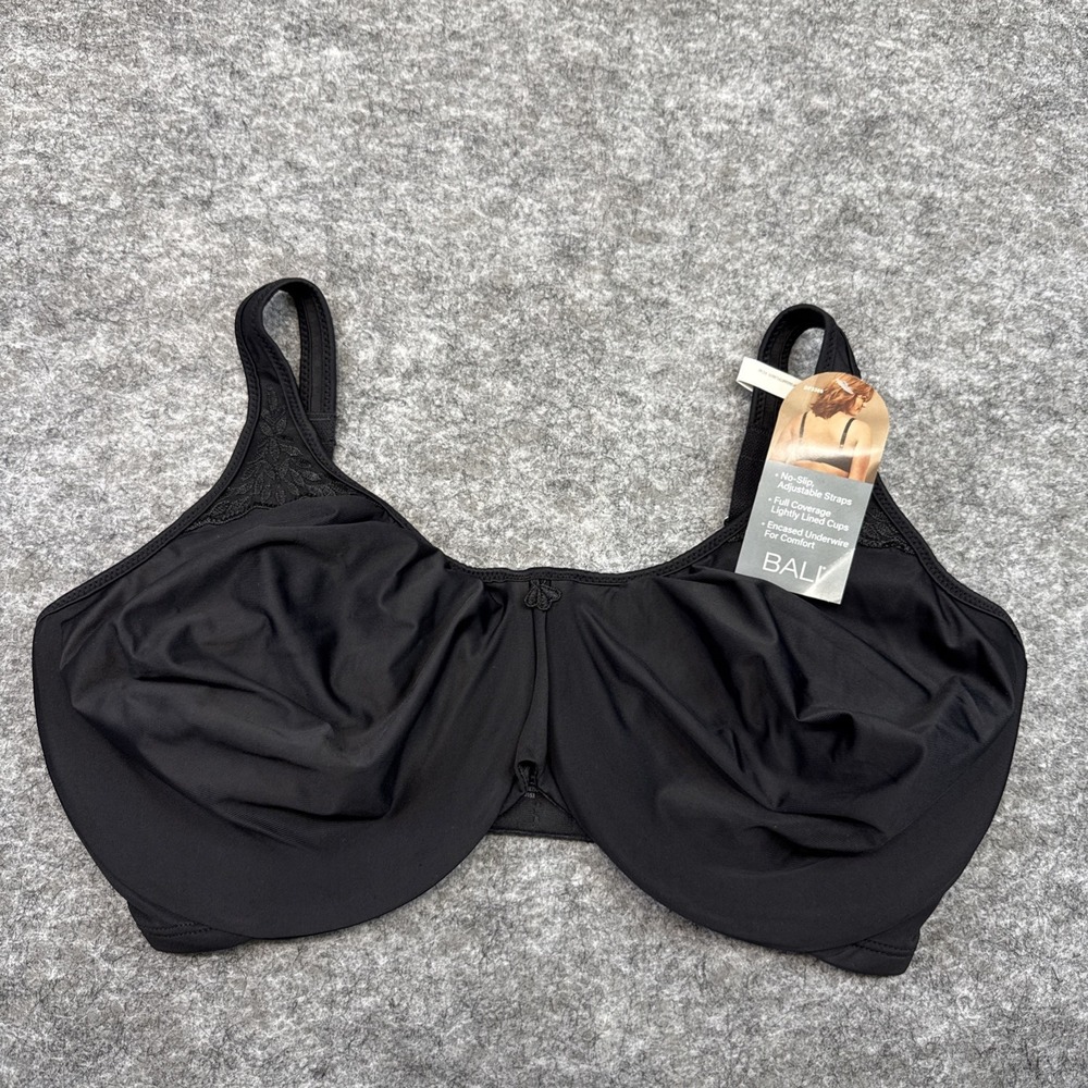 Bali Passion For Comfort Underwire Minimizer bra women's 36G black DF3385
